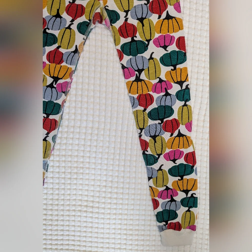 Hanna Andersson Pumpkin Patterned Organic Cotton Halloween Pajama Pants Size 8